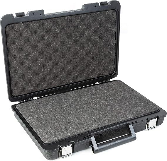 True Position Tools - Universal Hard Carrying Case with Premium Kaizen Pick and Pluck Foam - Protects Electronics, Tools, Cameras and Testing Equipment, 17 x 12 x 3 In.