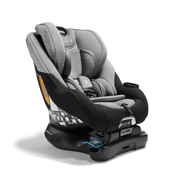 Baby Jogger City Turn Convertible & Rotating Car Seat Onyx Black - Accommodates Newborn to Toddler with Rear and Forward Facing Modes