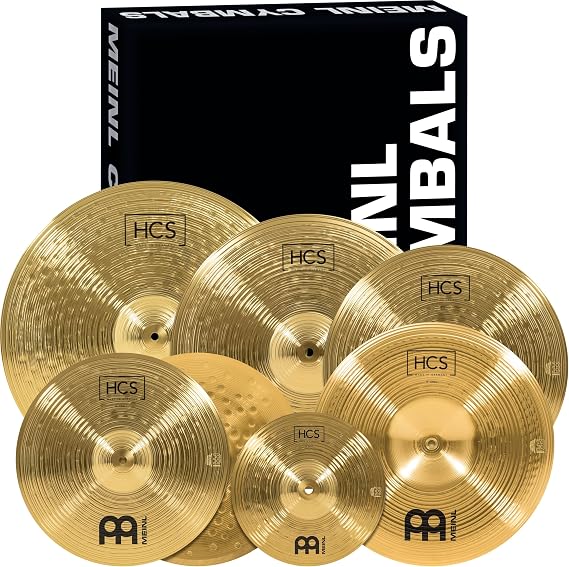 Meinl HCS Super Cymbal Set 10SP,14HH,16CR,16CH,18CR,20R - Cymbal Set
