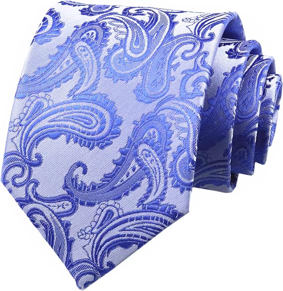 Elfeves Men Novelty Paisley Ties Cravat Jacquard Luxury Designer Wedding Formal Neckties