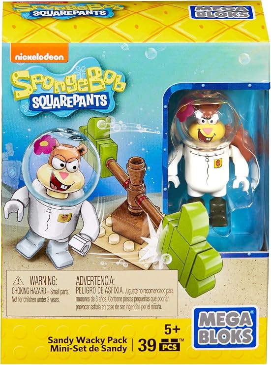 Mega Bloks Spongebob Squarepants - Sandy Wacky Pack Building Kit