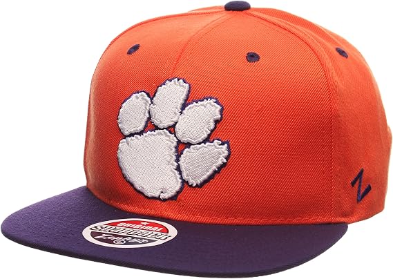 ZHATS Z11 6-Panel Superstar Snapback Cap - NCAA Flat Bill, One Size Adjustable Baseball Hat
