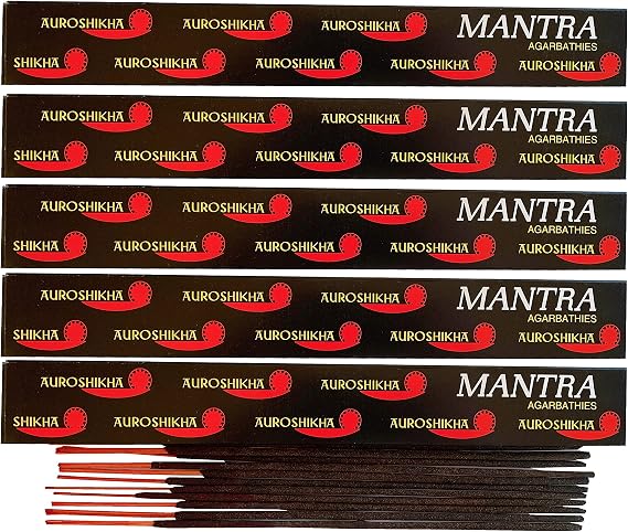 Mantra Incense Sticks (5 Pack - Total of 60 Sticks)