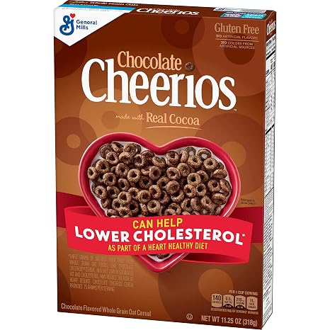 Chocolate Cheerios, Gluten Free, Cereal, 11.25 oz Box