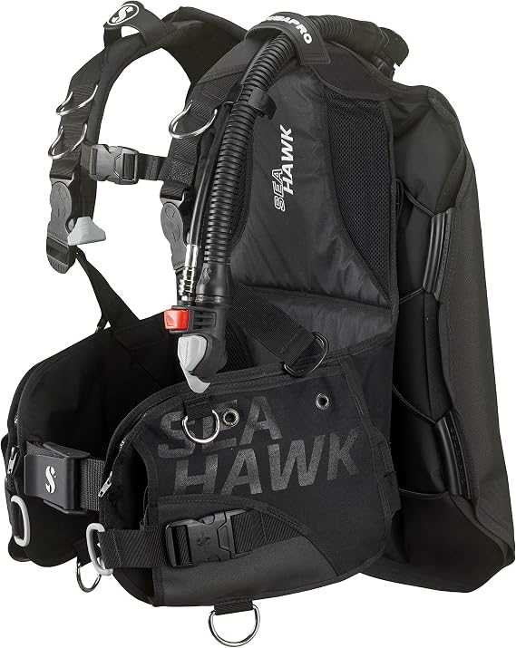 SCUBAPRO Seahawk 2 BCD, W/BPI, Black, XS