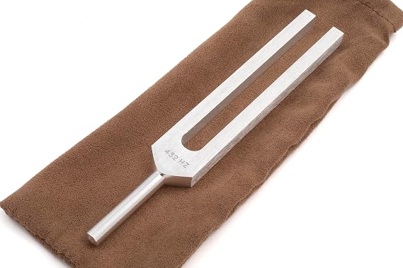 432 Hz Tuning Fork for Healing - Precision-Machined Aluminum Alloy - Made in USA - Healing Tuning Fork, Chakra Healing, Sound Therapy, Reiki, Yoga, Energy Balancing Tools