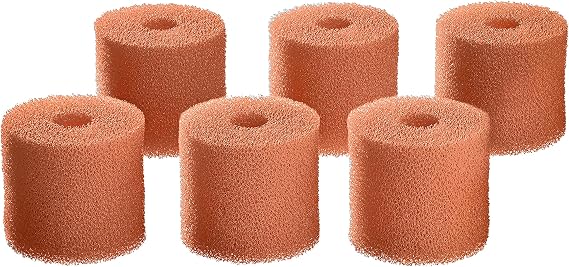 OASE Indoor Aquatics Pre-Filter Foam Set of 6 for The Biomaster 30 Ppi, Black