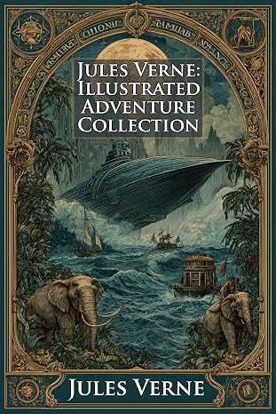 Jules Verne: Illustrated Adventure Collection: Six Fully Illustrated Science Fiction Classics - 20,000 Leagues, Around the World, Center of the Earth, ... Mysterious Island, Earth to the Moon