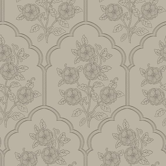 Safiyya 78.7"x17.3" Peel and Stick Wallpaper Floral Contact Paper Peel and Stick Vintage Wall Paper Self Adhesive Removable Wallpaper for Bedroom Covering Vinyl Rolls