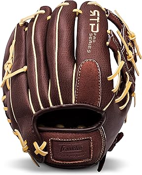 Franklin Sports Baseball Gloves - RTP Pro Adult + Kids Baseball Mitt - Outfield + Infield Gloves
