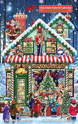 Toy Shop Chocolate Advent Calendar Countdown to Christmas