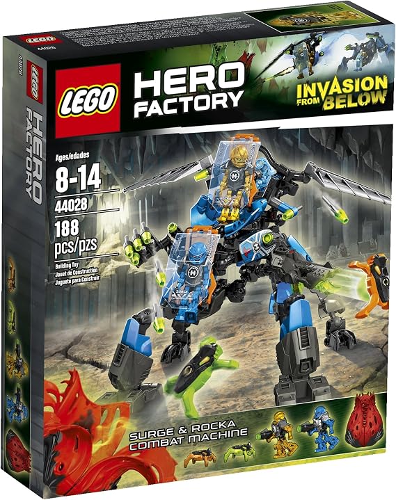 LEGO Hero Factory Surge & Rocka Combat Machine 44028 Building Set