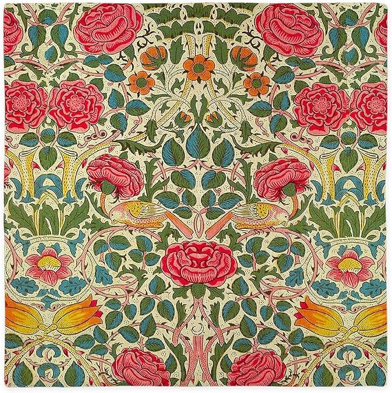 CafePress Rose Chintz Pattern Colorful Queen Duvet Cover Queen Duvet Cover, Printed Comforter Cover, Unique Bedding