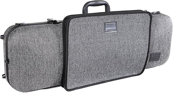 GEWA Bio-S Oblong Violin Case, 4/4 Size - Gray
