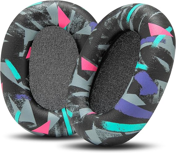 WC PadZ XM6 - Premium Replacement Earpads for Sony WH-1000XM6 | Made by Wicked Cushions | Enhanced Comfort, Durable PU Leather & Sound Isolation | 90's Black