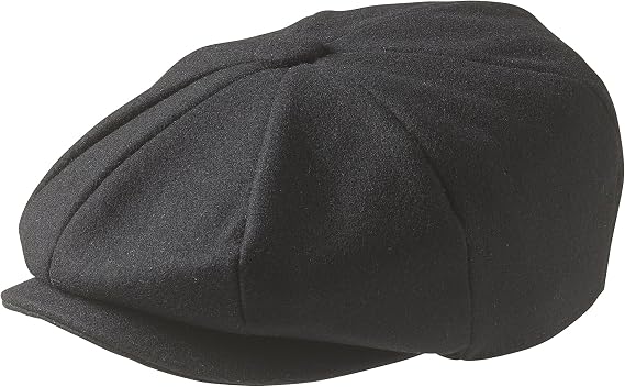 PEAKY BLINDERS 8 Piece 'Newsboy' Style Flat Cap -Tweed Wool Fabric Variations