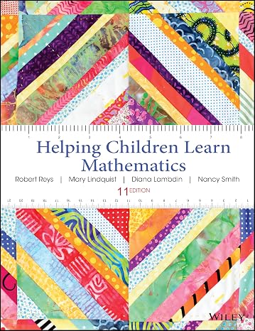 Helping Children Learn Mathematics