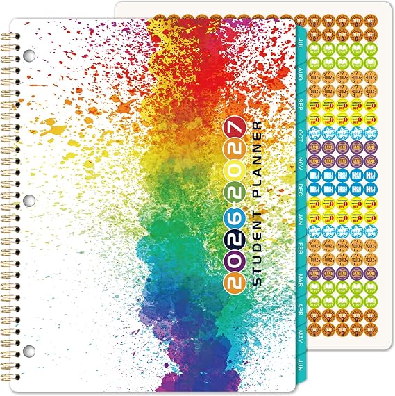 Student Planner 2026-2027 - Weekly & Monthly for Students 11"x 8.3"