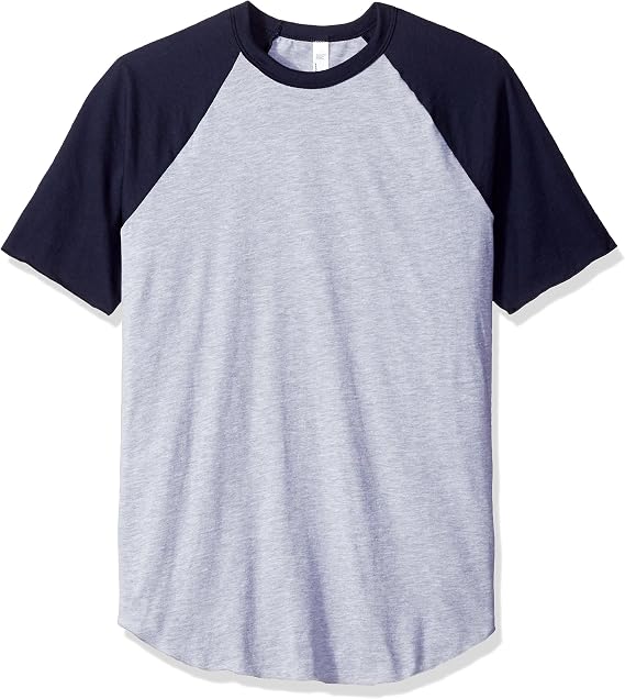 American Apparel Men's 50/Raglan T-Shirt
