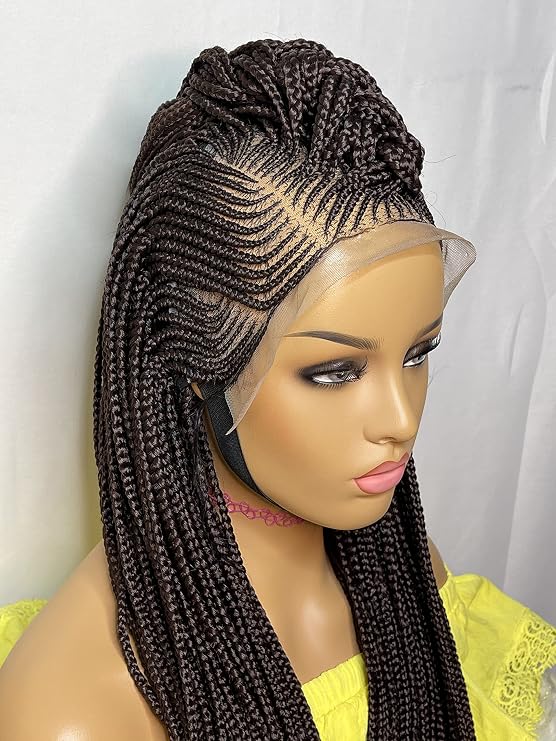 Cornrow braided wig
