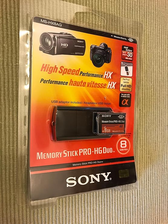 Sony Memory Stick PRO-HG Duo HX 8 Flash Memory Card
