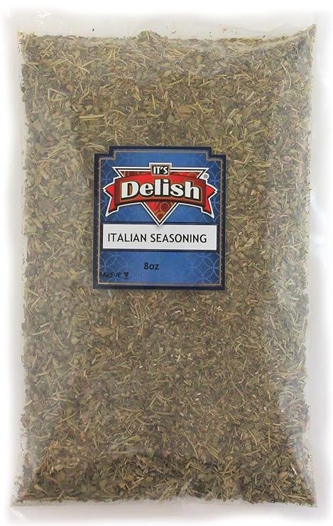 Gourmet Italian Seasoning By It's Delish 8 OZ Bulk Bag All Natural Blend of Dried Herbs Aromatic Italian Seasoning