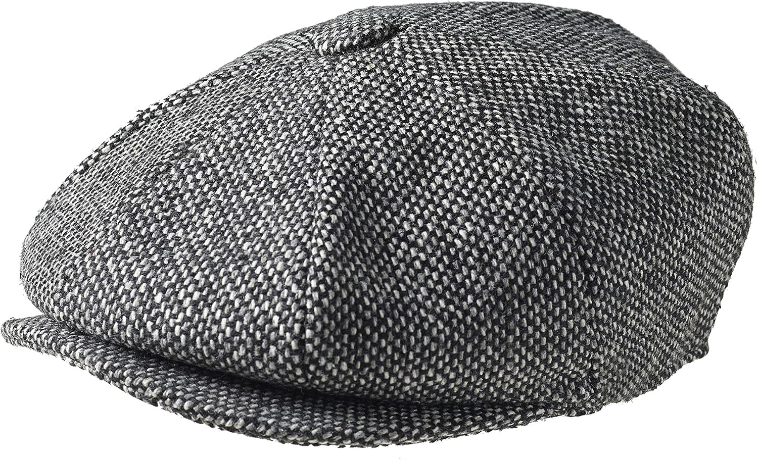 PEAKY BLINDERS 8 Piece 'Newsboy' Style Flat Cap -Tweed Wool Fabric Variations