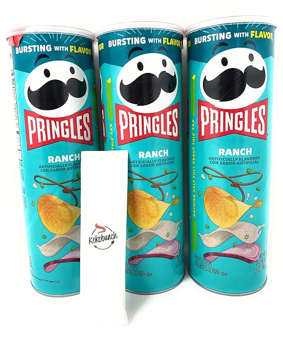 Ranch Flavored Potato Chips Snack 3 PACK - 5.5oz