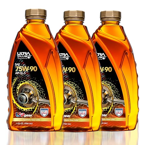 SAE 75W-90 Full Synthetic Gear Oil API GL-5 MT-1 Limited Slip 3 Quarts | Ultimate extreme-pressure protection, outstanding thermal stability, and severe-service durability for GL-5/MT-1