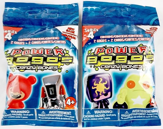 Series 4 -2 Pack Set- Each Pack of 2 Figures & 2 Stickers - New Game Exclusive Collectable Edition Y
