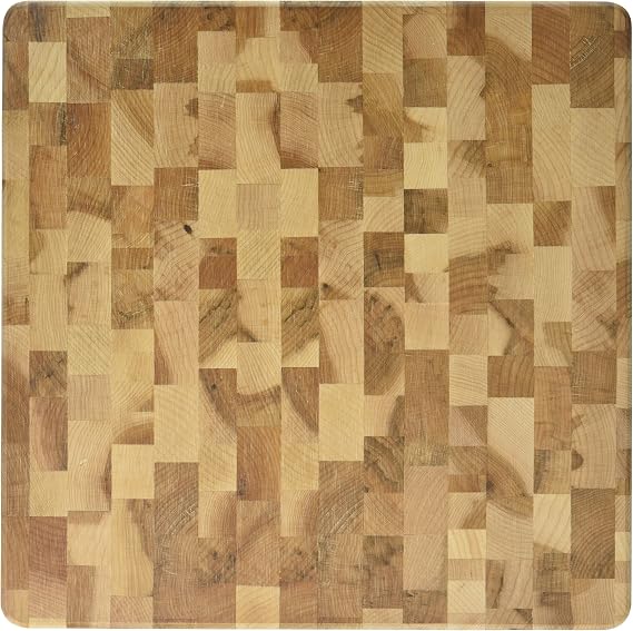 Labell Boards Canadian End Grain Maple Square Butcher Block, 12x12x1'', L12121