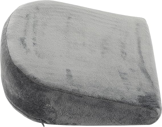 Cheer Collection Memory Foam Maternity Wedge Cushion | Pregnancy Pain Relief Belly Support Pillow with Removable Microplush Washable Cover